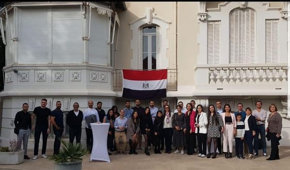 القنصلية المصرية في مرسيليا تستضيف الدارسين المصريين في عدد من الجامعات بجنوب فرنسا 1