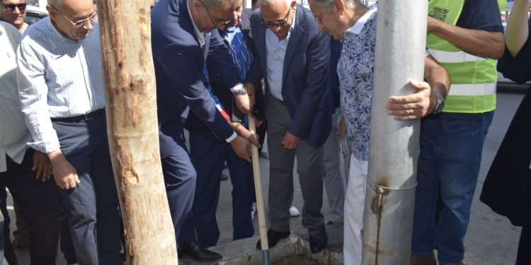 محافظ بورسعيد يدشن مبادرة 100 مليون شجرة في بورسعيد