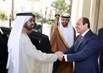بـ الفيديو.. استقبال الرئيس السيسي لـ نائب رئيس دولة الامارات في قصر الاتحادية 2