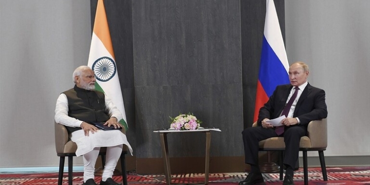 بوتين يصف رئيس الوزراء الهندي بكاسر الجليد 1