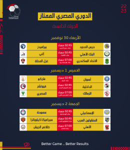 رابطة الأندية تعلن جدول مواعيد مباريات الدوري المصري (صور) 5