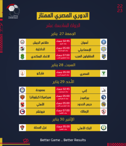 رابطة الأندية تعلن جدول مواعيد مباريات الدوري المصري (صور) 16