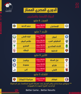رابطة الأندية تعلن جدول مواعيد مباريات الدوري المصري (صور) 29
