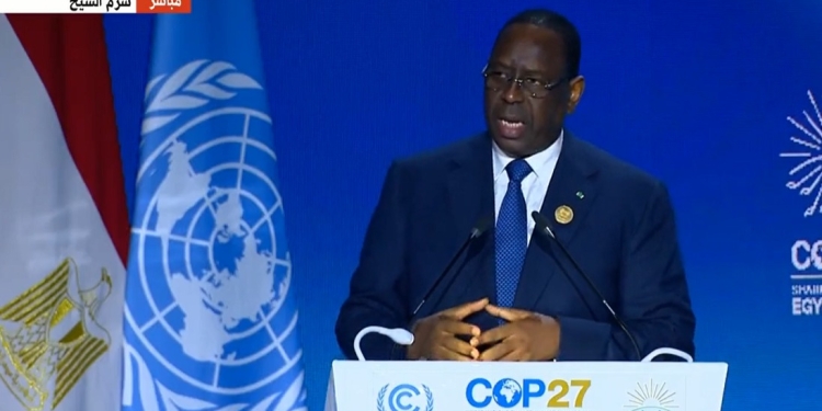رئيس السنغال رئيس الاتحاد الأفريقي ماكي سال