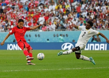كوريا الجنوبية تحرز هدفين في شباك غانا وتعادل النتيجة 7