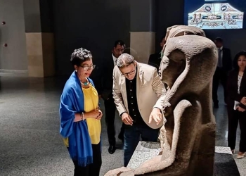 وفود رسمية تزور متحف شرم الشيخ