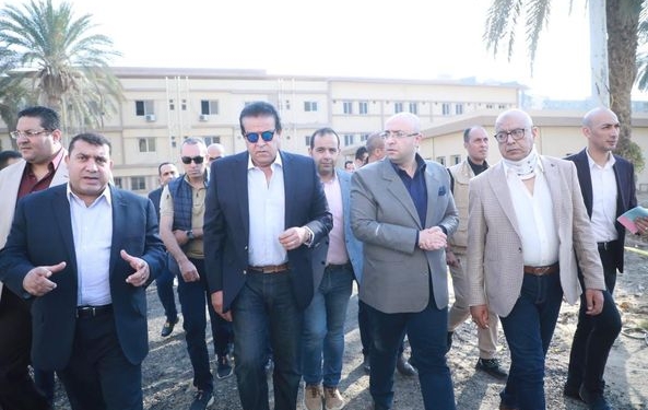 وزير الصحة يتفقد مستشفى صدر بني سويف 1