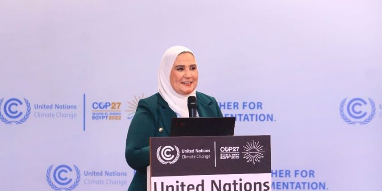 وزيرة التضامن: تغير المناخ يساهم بشكل مباشر في انتهاك حقوق الإنسان
