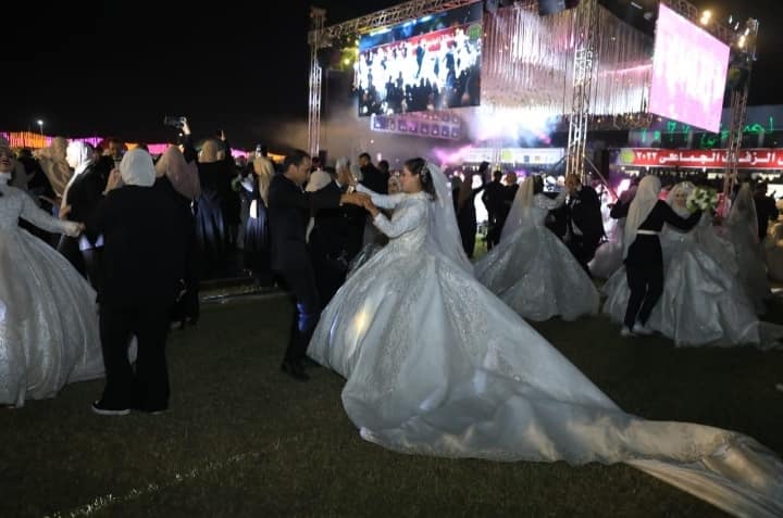 محافظ سوهاج يشهد حفل الزفاف الجماعي لـ 200 عروس وعريس بالمنطقة الجنوبية العسكرية 2