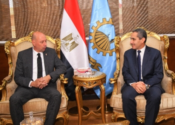 محافظ الغربية يستقبل رئيس الاتحاد المصري للخماسي الحديث