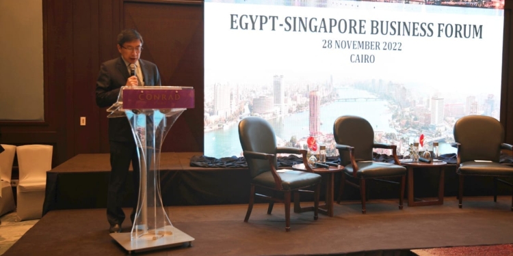 سفير سنغافورة بالقاهرة: نتطلع لـ مزيد من الاستثمارات في مصر