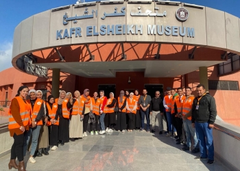 وفود برلمان الشباب في زيارة لمتحف كفر الشيخ ضمن جولاتهم بالمؤسسات الحكومية 1