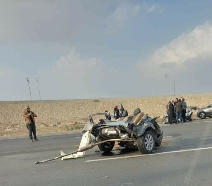 عاجل.. حادث مروع على طريق السويس المتجه لمصر الجديدة| صور