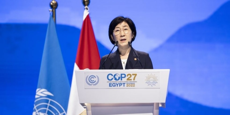 وزيرة البيئة في كوريا الجنوبية هان هوا-جين