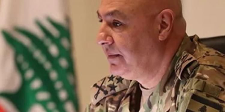 قائد الجيش اللبناني: الفراغ الرئاسي قد يترافق مع محاولات لاستغلال الوضع للمساس بالأمن 1