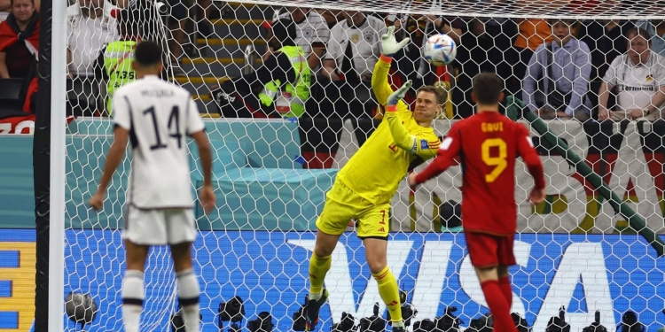 كأس العالم.. شوط أول سلبي يجمع بين ألمانيا وإسبانيا 1