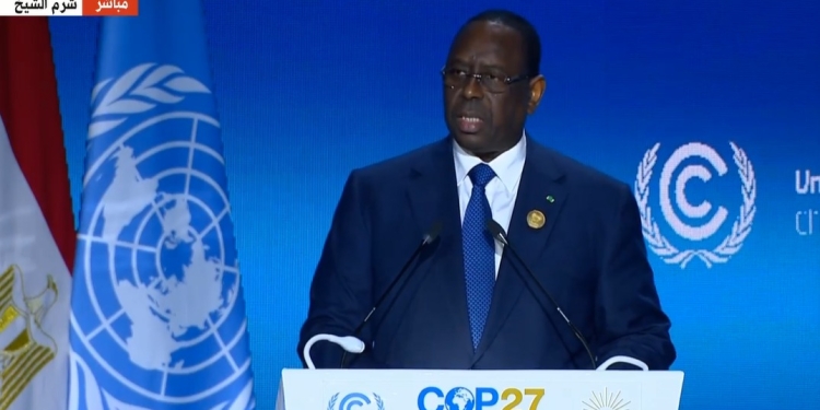 رئيس السنغال رئيس الاتحاد الأفريقي ماكي سال