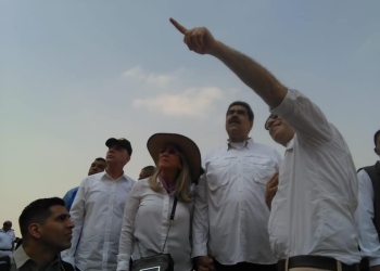 الرئيس الفنزويلي وزوجته