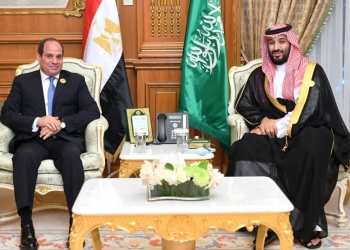 الرئيس السيسي يلتقي ولي العهد السعودي بالرياض 4