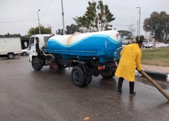 لمنع الحوادث.. توزيع سيارات لشفط مياه اﻷمطار بمحاور القاهرة الكبرى 5