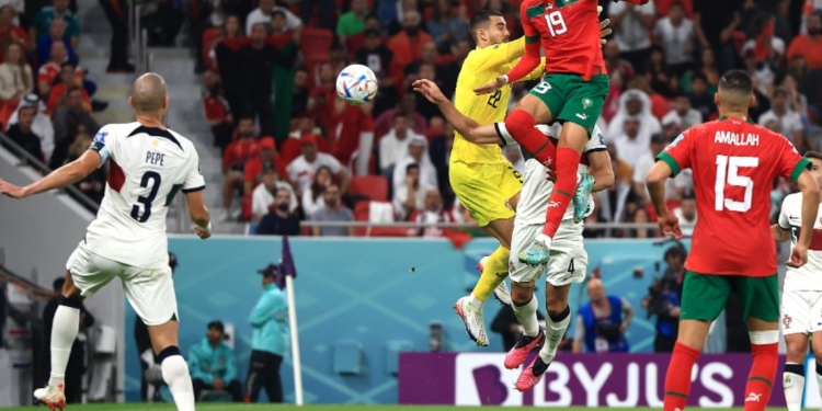 مباراة المغرب ضد البرتغال