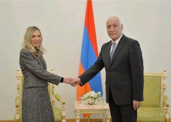 السفيرة المصرية لدى أرمينيا تقدم أوراق اعتمادها إلى الرئيس الأرميني 1