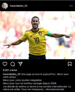 بعد خروج بلجيكا من كأس العالم.. هازارد يعلن رسميا اعتزاله اللعب دولياً 2