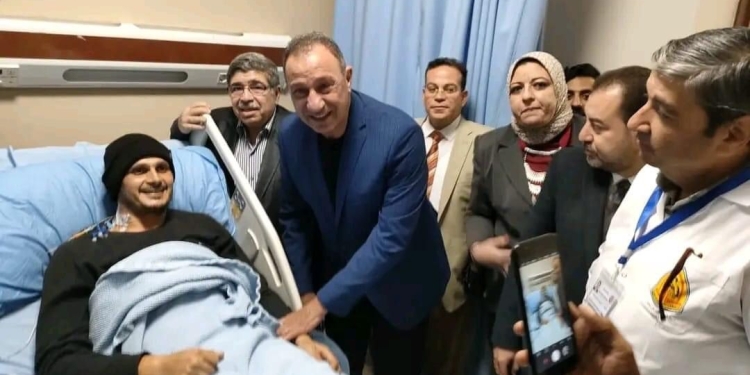 الخطيب يزور المرضى في مستشفى جامعة الزقازيق بالعاشر من رمضان| صور 1
