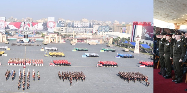 القوات المسلحة تحتفل بإنضمام الطلبة المستجدين المقبولين بالأكاديمية والكليات العسكرية