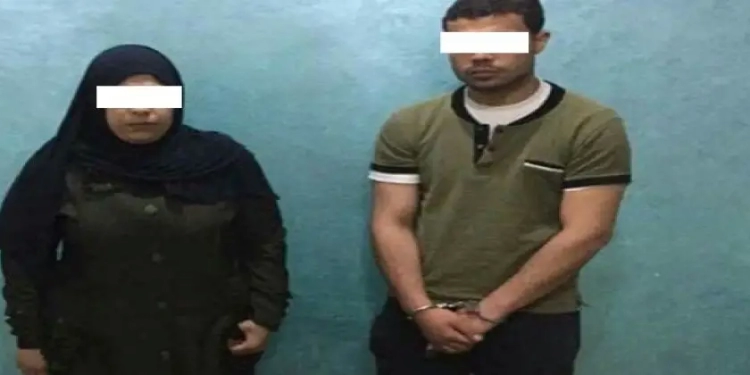 الإعدام لربة منزل والمشدد 3 سنوات لزوجها بتهمة قتل شخص في حلوان