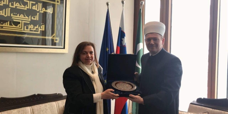 سفيرة مصر لدى لوبليانا تلتقي مفتي سلوفينيا 1
