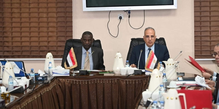 وزيرا الري المصرى والسودانى يناقشان التنسيق المشترك في إدارة مورد نهر النيل 1