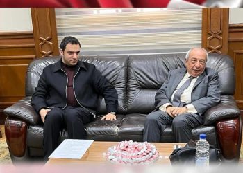 محمد بدران رئيس حزب صوت الشعب يلتقي نقيب مهندسي مصر