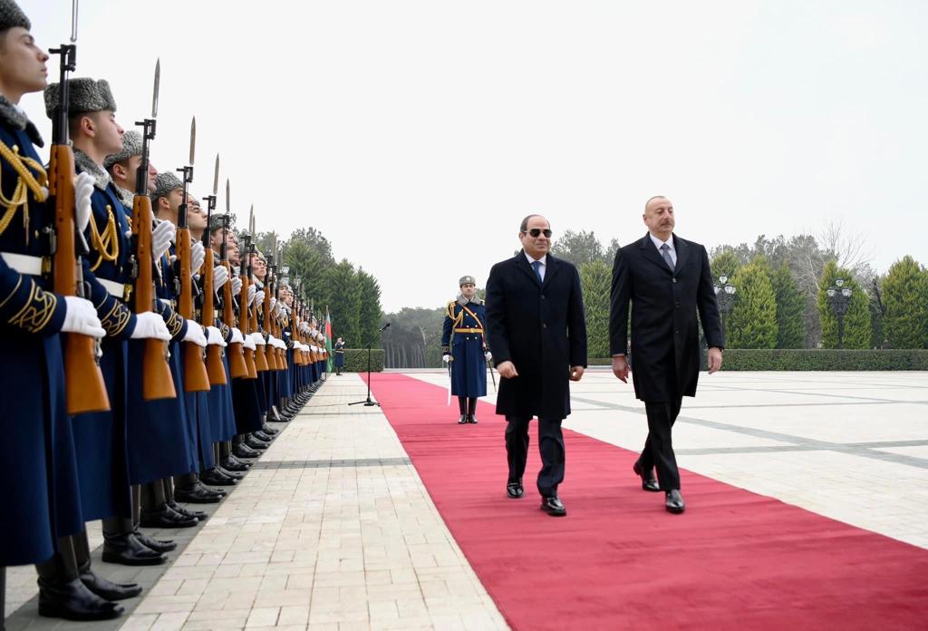 عاجل | مباحثات ثنائية بين الرئيس السيسي و إلهام عفيف بـ قصر زوجلوب 1