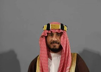 حجازي وطارق حامد بالزي السعودي احتفالا بيوم التأسيس 3