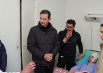 شاهد | بشار الأسد وقرينته يزوران مصابي الزلزال بـ مدينة اللاذقية 4
