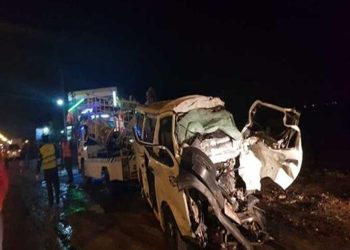 إصابة 12 شخص في حادث انقلاب سيارة بمدينة 6 أكتوبر 1