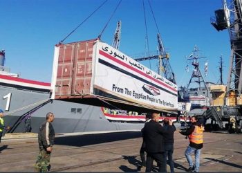 عاجل | وصول سفينة مصرية محملة بألف طن من المساعدات الإغاثية لميناء اللاذقية السوري