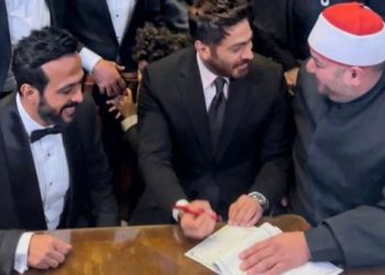 تامر حسني عن حفل زفاف أحمد عصام: حاسس إني بجوز ابني 8