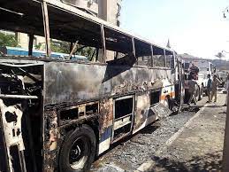 السيطرة على حريق أتوبيس ركاب بطريق أبوسمبل في أسوان دون إصابات 1