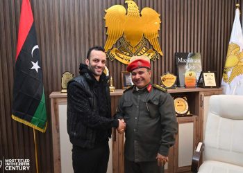 قائد الجيش الليبي يلتقي وفد بعثة الزمالك في ليبيا 6