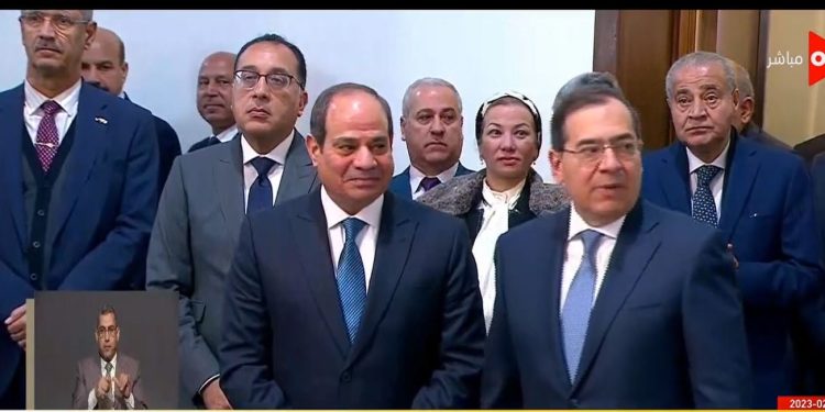 السيسي يتفقد معرض مصر الدولي للبترول "إيجبس 2023"
