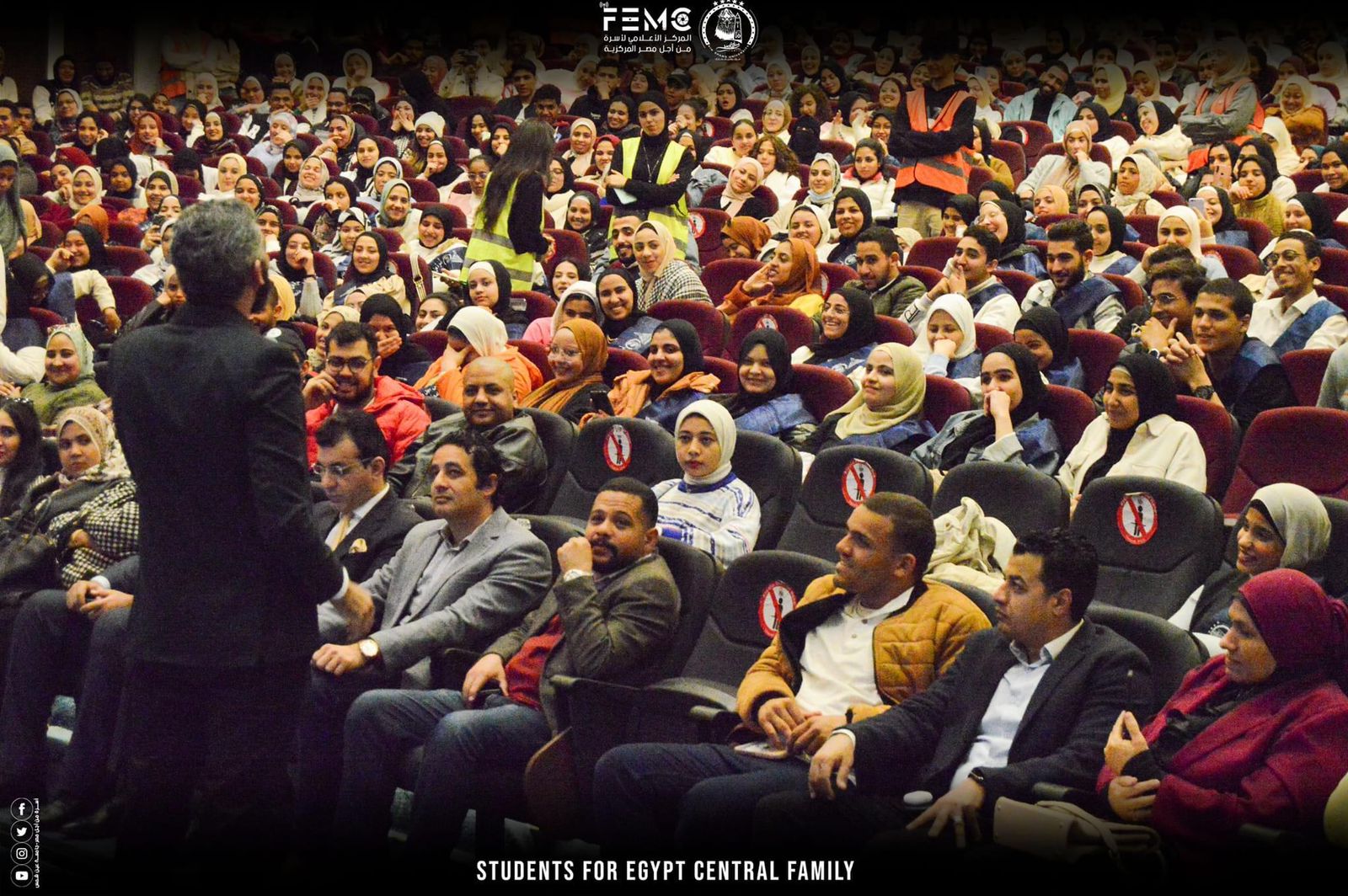 بحضور 2500 طالب.. طلاب من اجل مصر بـ عين شمس ينظمون ندوة حول فنون التسويق 1