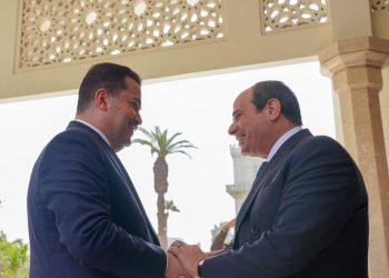 السيسي يستقبل رئيس وزراء العراق