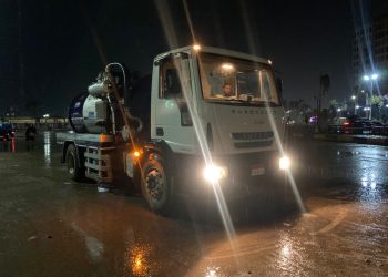 سقوط أمطار غزيرة ورفع حالة الطوارئ بالقليوبية 1