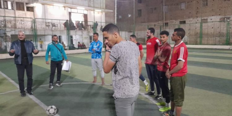 افتتاح الدورة الرمضانية الرياضية لخماسي كرة القدم بنادي طما الرياضي في سوهاج 1