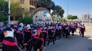 انطلاق ماراثون المشي بمشاركة 345 فتاة ومرأة احتفالاً باليوم العالمي للمرأة بسوهاج 3