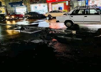 الطقس السيئ يضرب شمال سيناء.. مياه الأمطار تغرق شوارع مدينة العريش 3
