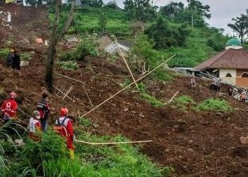 مصرع 11 شخصا في انزلاق أرضي بـ إندونيسيا و50 فى عداد المفقودين 3