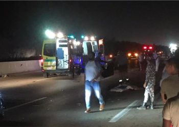 مصرع وإصابة 15 شخص في حادث تصادم على الطريق الدائري بالسلام 1